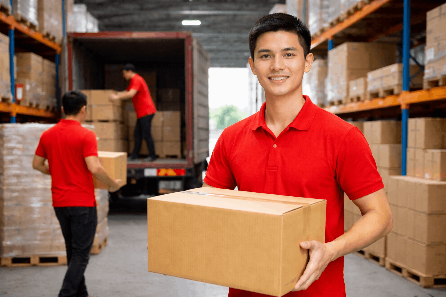 Bốc xếp hàng hóa chuyên nghiệp tại kho với nhân công MCX Move