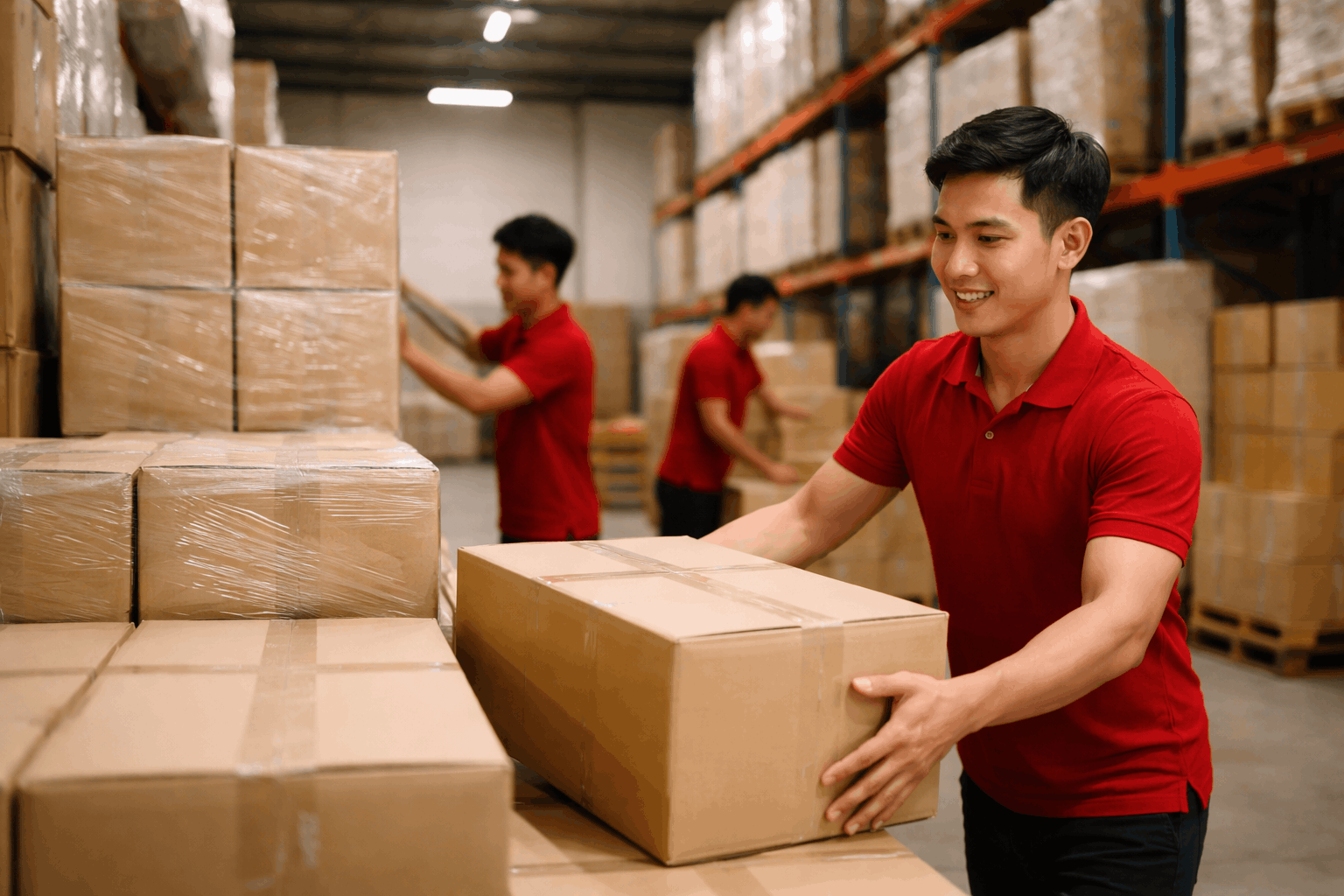 Giá dịch vụ bốc xếp hàng hóa tại kho với nhân công MCX Move