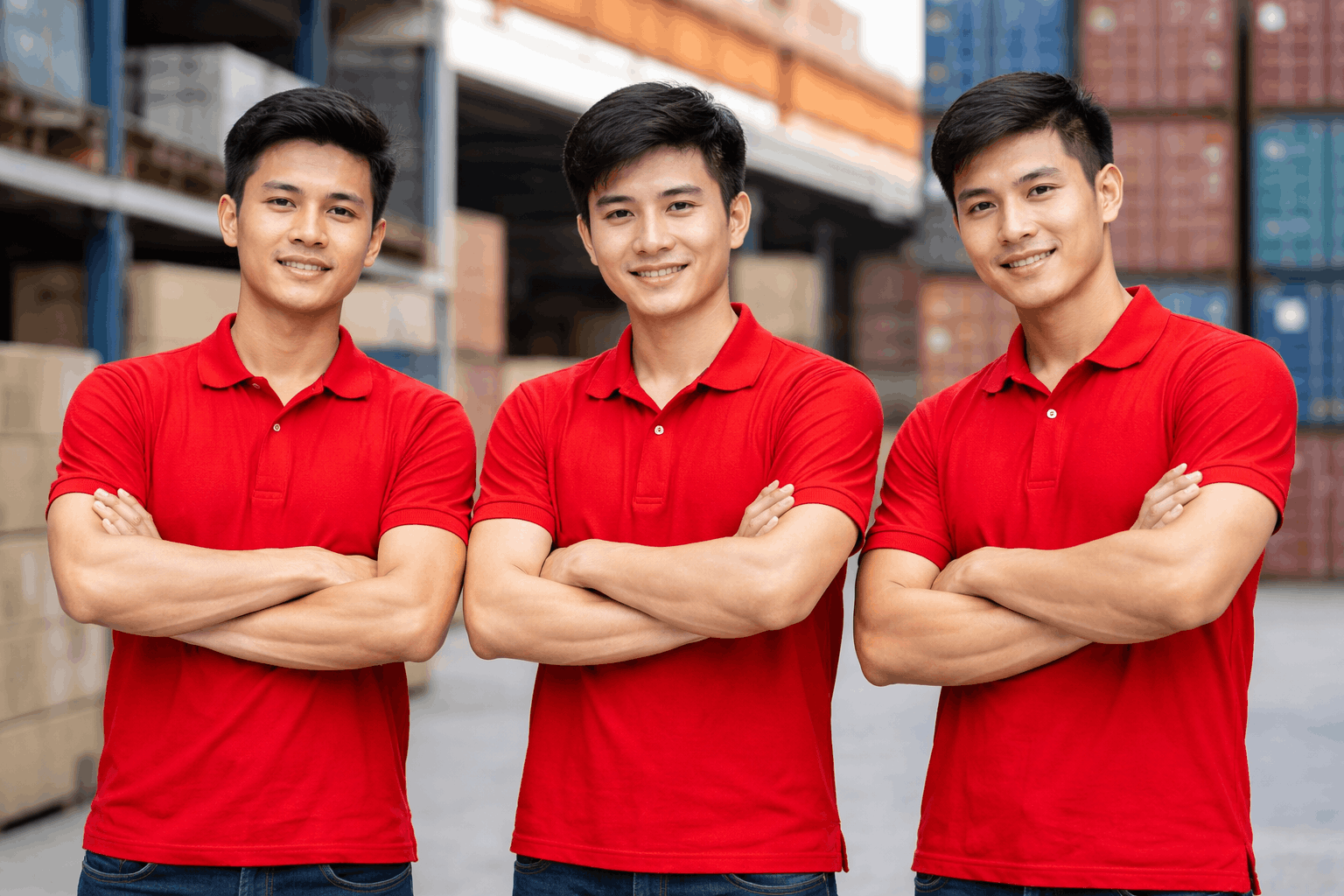 Đội ngũ nhân công bốc xếp chuyên nghiệp tại Việt Nam làm việc thực tế