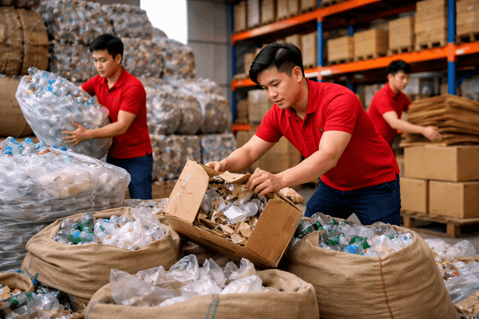 Giá bốc xếp theo giờ khi phân loại và xử lý hàng hóa trong kho