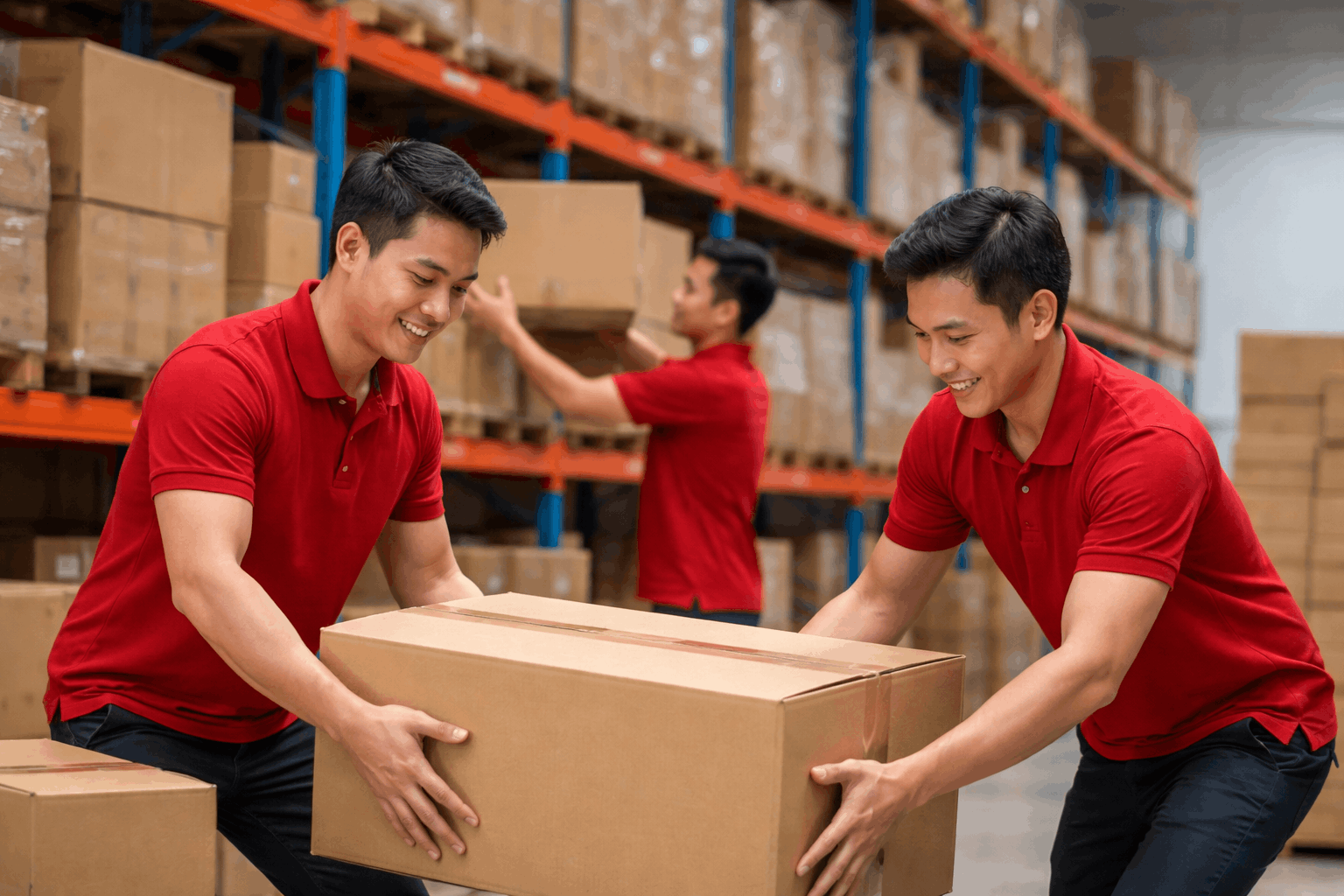 Thuê bốc vác theo giờ bốc xếp hàng hóa trong kho